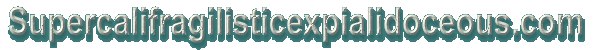 Supercalifragilisticexpialidoceous.com Logo